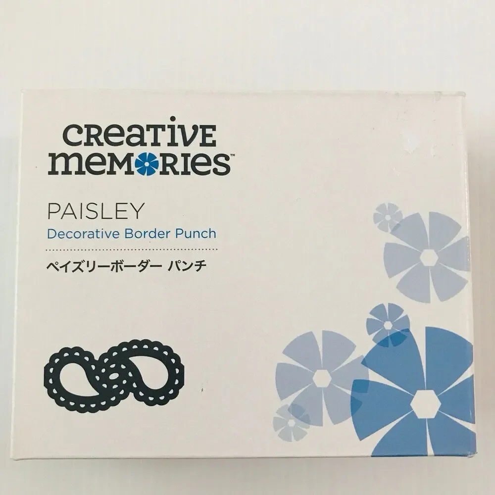 Creative Memories PAISLEY Decorative Border Punch New With Box